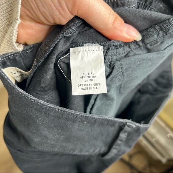 Nili Lotan Washed Black Wide Flare Leg Trouser Pant Size 2 - Picture 10 of 13